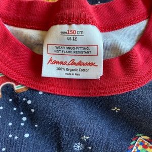 hanna Andersson Organic Holiday PJ set